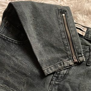 One Teaspoon | Zipper Cuff Black Freebirds